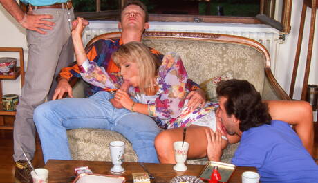 Private Classics invite you to explore a free pics with Victoria in porn scene filled with a lot of dicks